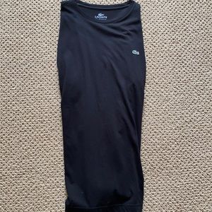 Lacoste Men’s Black Long sleeved V-Neck Tshirt